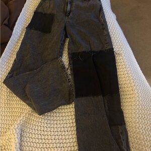 Stylish Black and Gray Men's Jeans